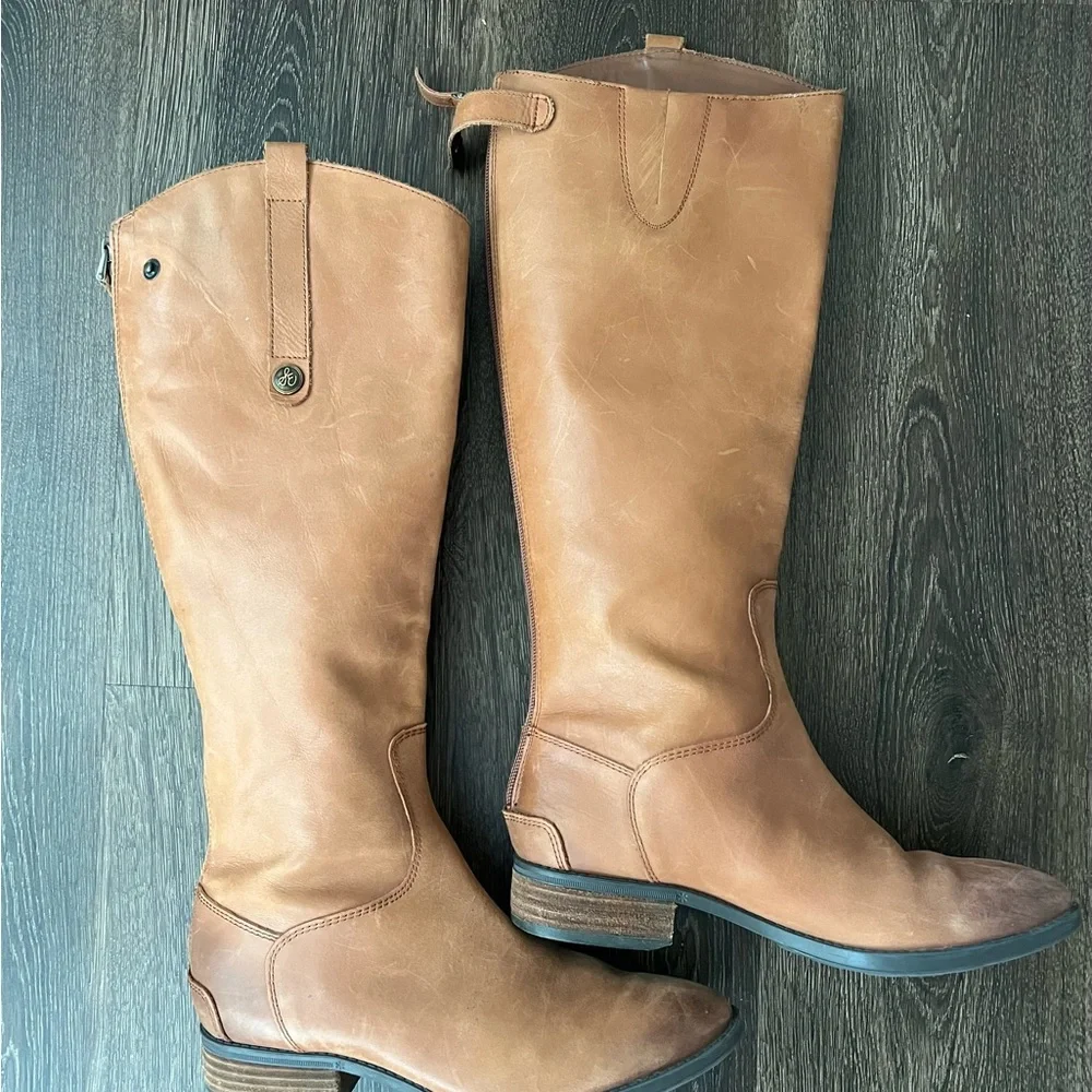 Sam Edelman Leather Riding Boot - Picture 6 of 9